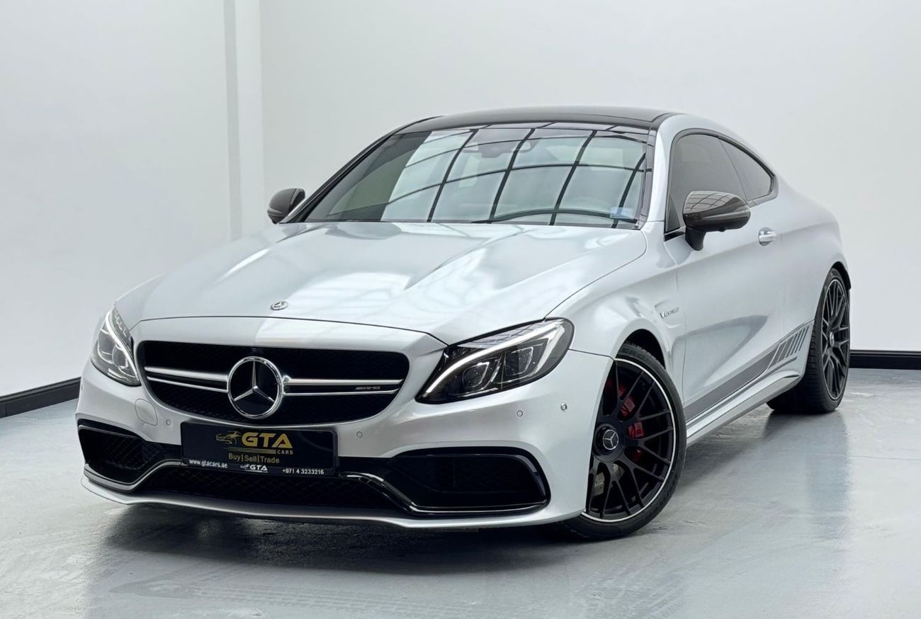 مرسيدس بنز C 63 AMG Std 4.0L Coupe 2018 Mercedes-Benz C63s AMG, Full Service History, Warranty, Excellent Condition, Low