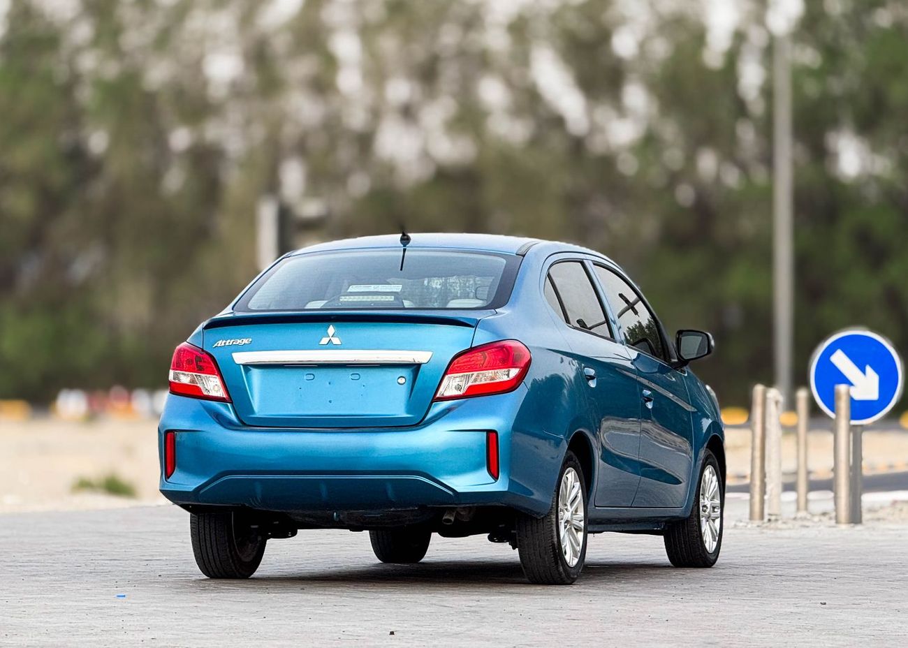 Mitsubishi Attrage Mitsubishi attrage 2022 GCC  accident-free in excellent condition 376 P.M