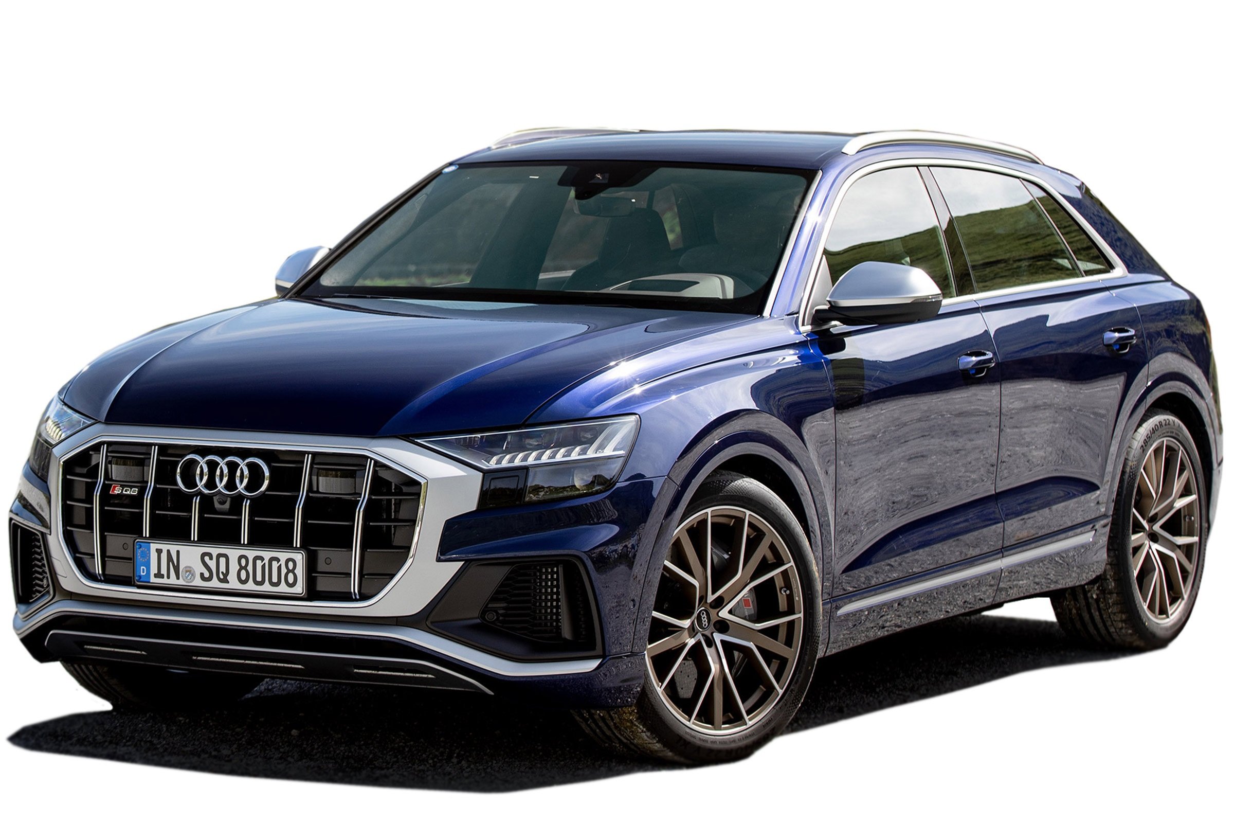 Audi SQ8 cover - Front Left Angled