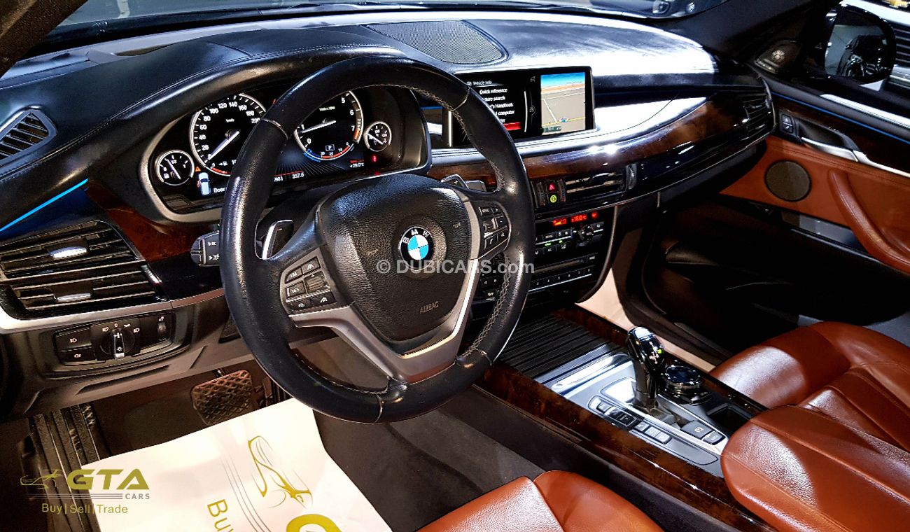 BMW X5 2014 BMW X5 xDrive50i, 7 Seats, Service Contract+Warranty, Original Paint, GCC