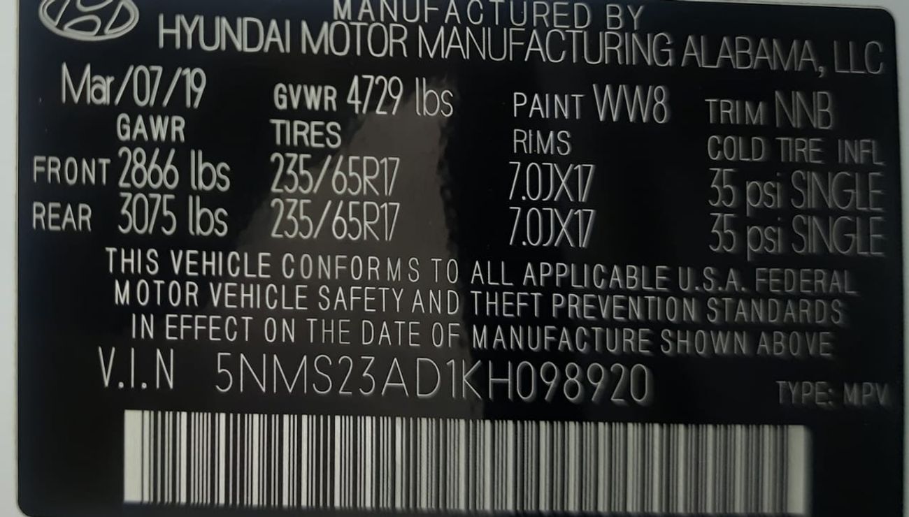 هيونداي سانتا في Smart 2.4L Hyundai Santa fe 2016 V4 full automatic