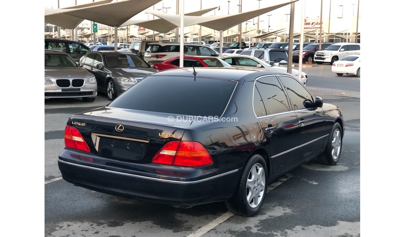 لكزس LS 430 موديل 2002 وارد امريكي فتحه سقف وكراسي جلد ومثبت سرعه وتحكم كهربي كامل