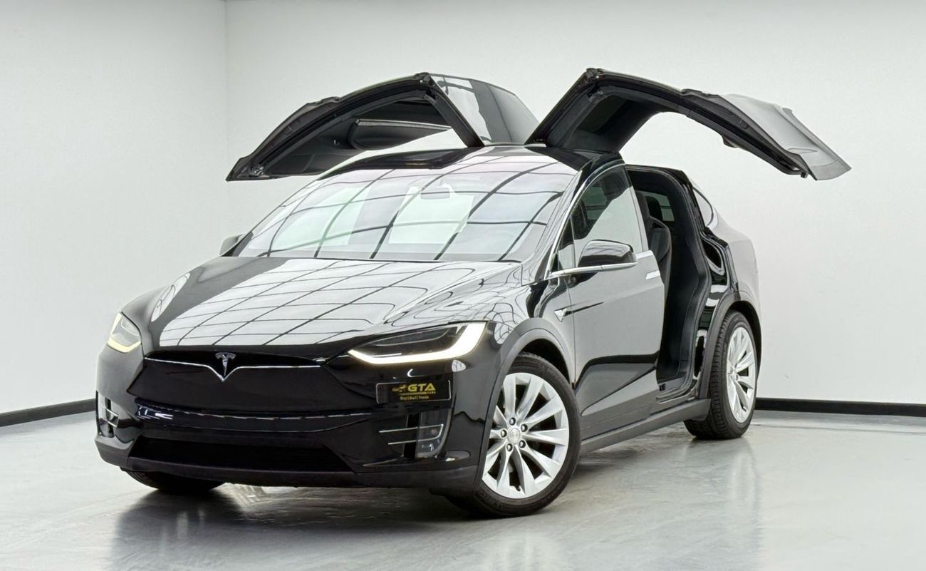 تسلا موديل اكس Long Range (AWD) 2018 Tesla Model X 100D, 2026 Tesla Warranty, Pilot Seats, Excellent Condition, GCC
