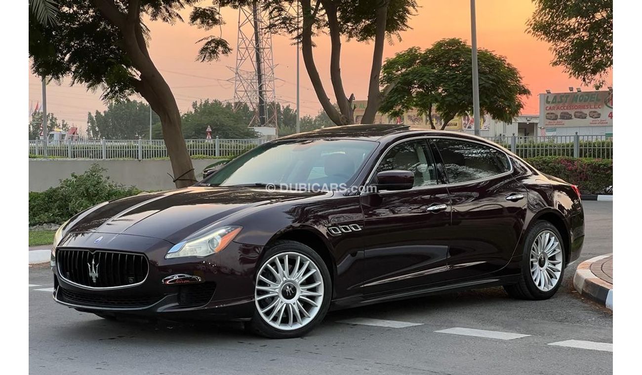 Maserati Quattroporte MASERATI QUATTROPORTE 2015 GCC FULL OPTIONS IN LOW MILEAGE PERFECT CONDITIONS