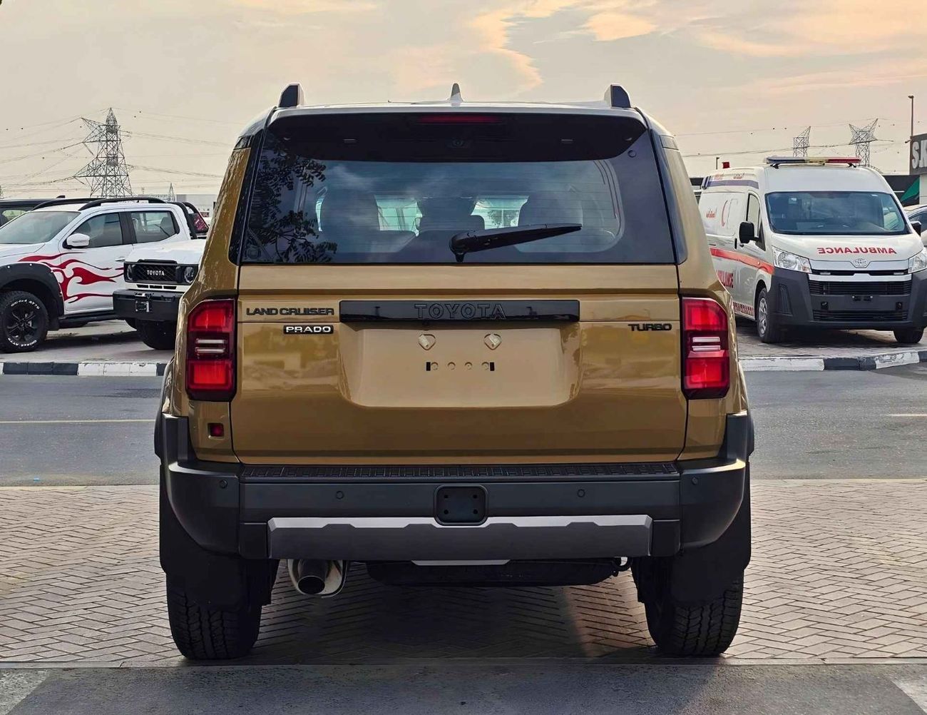 Toyota Prado TURBO ADVENTURE DUAL TONE / 2.4L PETROL A/T V4 / HIGH OPTION WITH RADAR / (CODE# PADV1T)