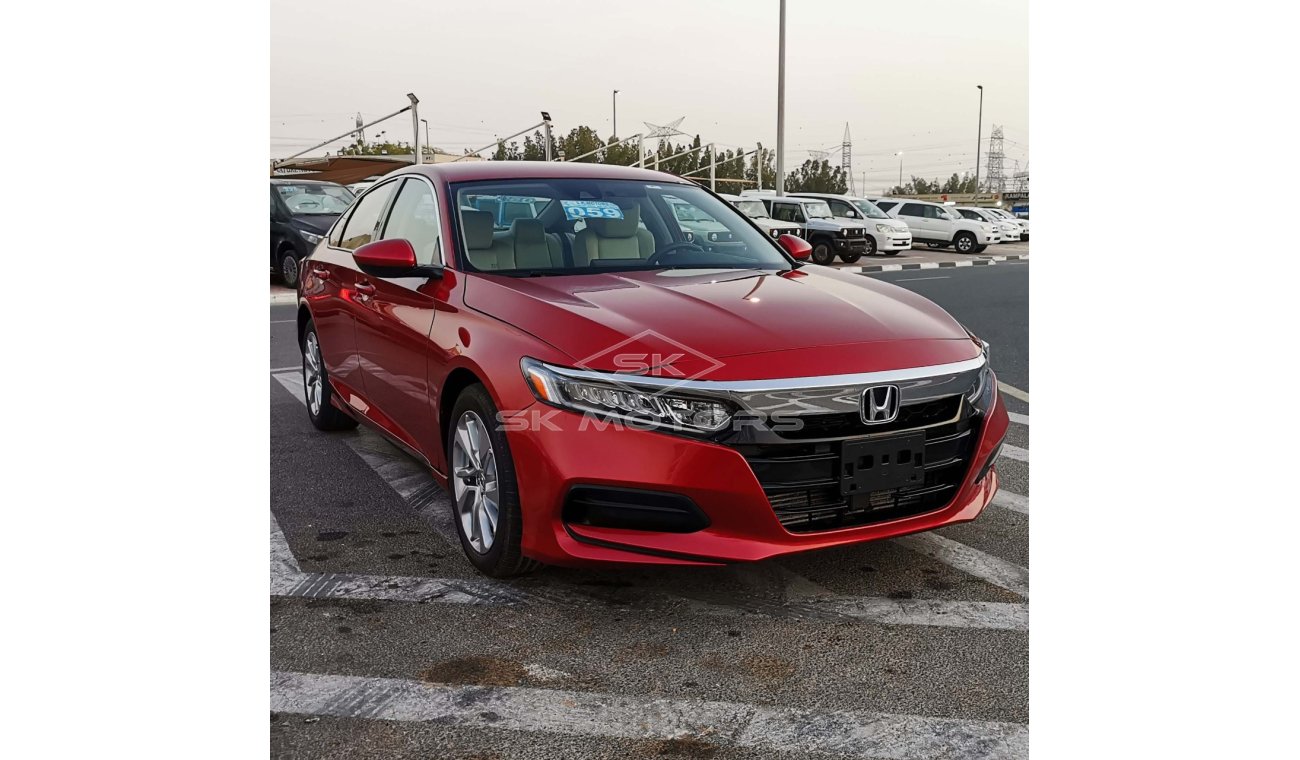 هوندا أكورد 1.5L V4 Petrol, FULL OPTION 2018 RED ( LOT # 772)