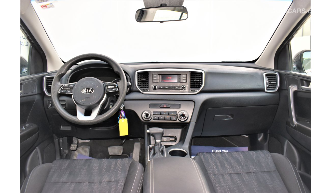 Kia Sportage AED 1370 PM | 2.0L LX 2WD GCC WARRANTY