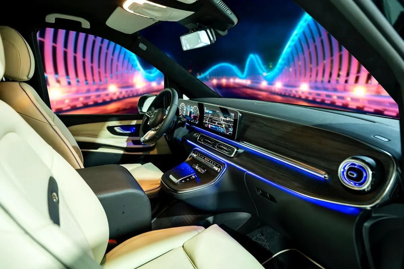 مرسيدس بنز V 300 NEW ARRIVAL 2026 MODEL VIP MERCEDES GCC V300 with ADDITIONAL REAR AC - 2 Years Warranty by VLINE