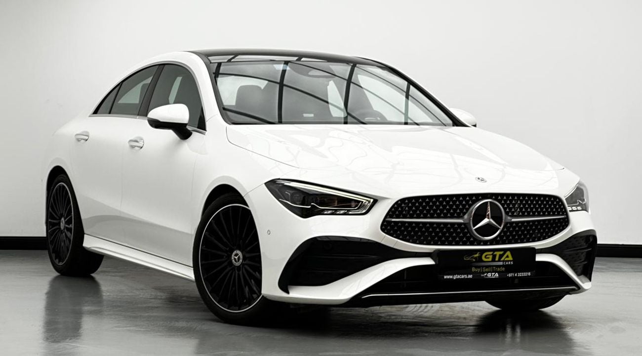 Mercedes Benz CLA250 2025 Mercedes-Benz CLA 250 4Matic, 5 Year Mercedes Warranty + Service Contract, GCC