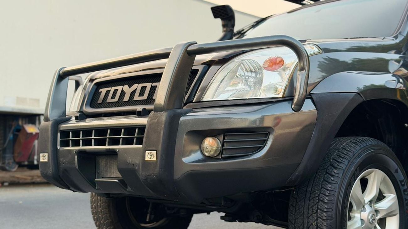 تويوتا برادو OFF ROAD MODIFIED | 3.0L | MANUAL TRANSMISSION | AIR SNORKEL | LEATHER SEATS |