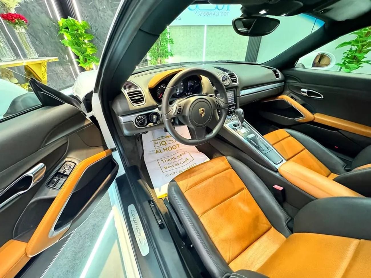 بورش كايمان S LOVELY S || HIGH OPTIONS || GCC || RECENTLY SERVICED || AWESOME INTERIOR