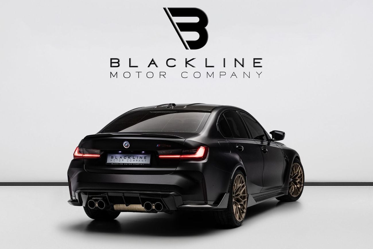 بي أم دبليو M3 CS XDRIVE BUY NOW, PAY 2027 | THE BLACKLINE STANDARD | July 2028 Warranty + Service, GCC