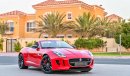 Jaguar F-Type S | AED 3,016 Per Month | 0% DP | Fully Loaded | Exceptional Condition