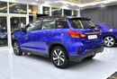 Mitsubishi ASX GLX HIGHLINE EXCELLENT DEAL for our Mitsubishi ASX 4WD ( 2019 Model ) in Blue Color GCC Specs