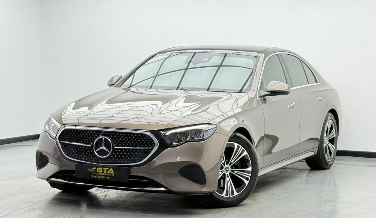 مرسيدس بنز E200 2.0L 2024 Mercedes Benz E200 AMG, Warranty, Fully Loaded, Very Low Kms, Excellent Condition, Korean