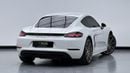Porsche 718 Cayman S 2.5L A/T 2018 Porsche 718 Cayman S, April 2026 Porsche Warranty, Porsche Full Service History, GCC