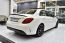 مرسيدس بنز C 200 . EXCELLENT DEAL for our Mercedes Benz C200 ( 2019 Model ) in White Color GCC Specs