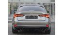 Lexus IS300 F Sport LEXUS IS-300 F-SPORT 2020 GCC PERFERCT CONDITION IN SIDE OUT SIDE // 2 KEYS