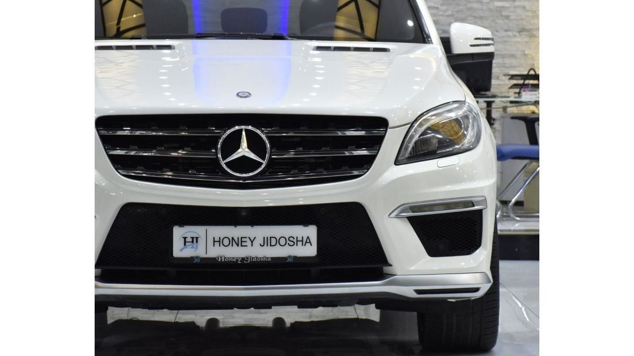 مرسيدس بنز ML 63 AMG EXCELLENT DEAL for our Mercedes Benz ML63 AMG ( 2015 Model ) in White Color GCC Specs