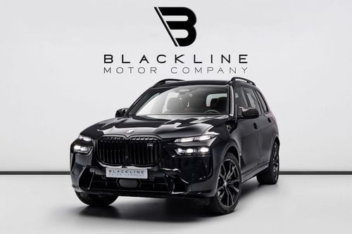 BMW X7 M60i XDRIVE BUY NOW, PAY 2027 | THE BLACKLINE STANDARD | BMW Warranty + Service Contract, GCC, LOW K