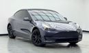 Tesla Model 3 Rear-Wheel Drive 2023 Tesla Model 3, One Year Unlimited KM Warranty ,Full Service History, GCC