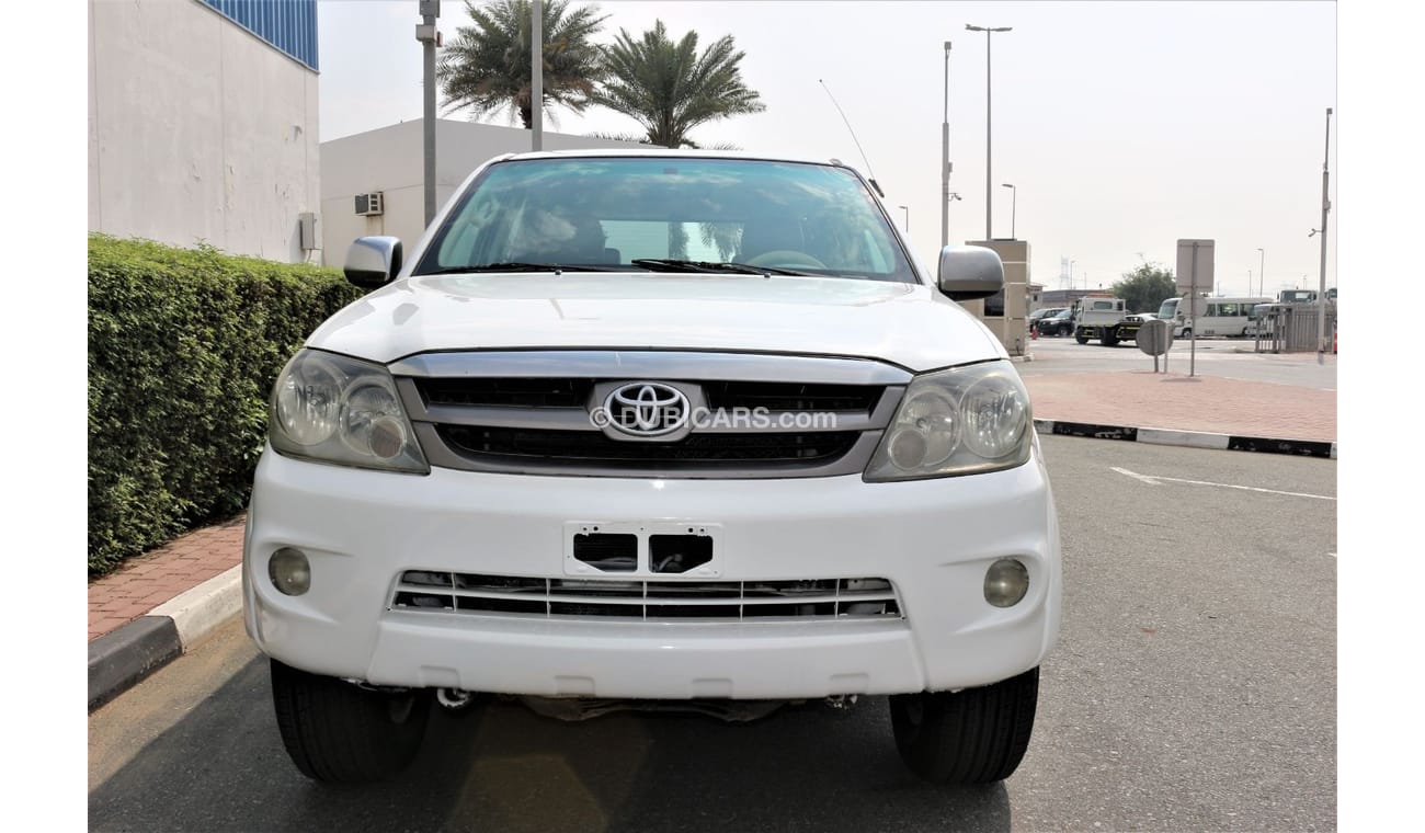 Toyota Fortuner TOYOTA FORTUNER 2008 GULF 4 CYLINDER