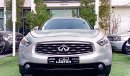 Infiniti FX35 Gulf 2009, silver color, black interior, number one, leather, sensor hole, rear camera, screen, rear