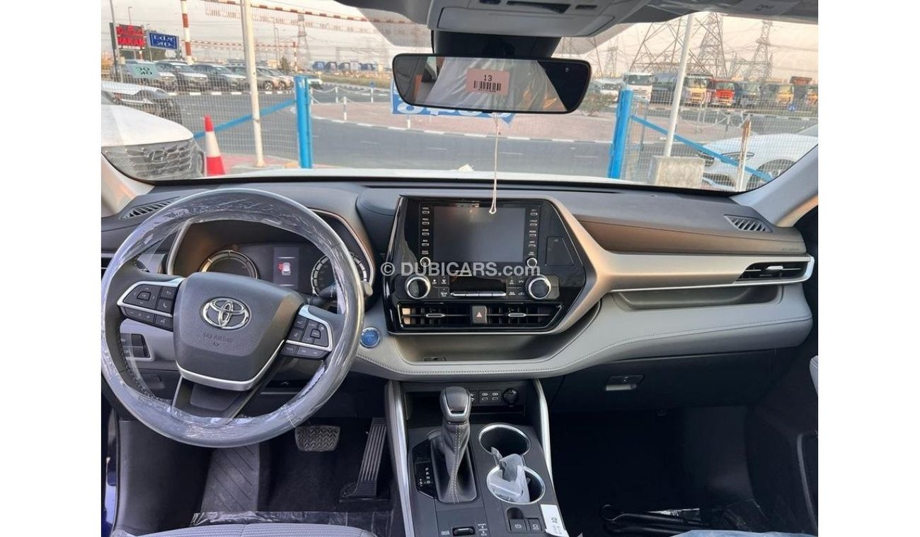Toyota Highlander GLE Toyota Highlander 2022 Dark Blue Color 2.5L petrol/Hybrid Awd with RADAR