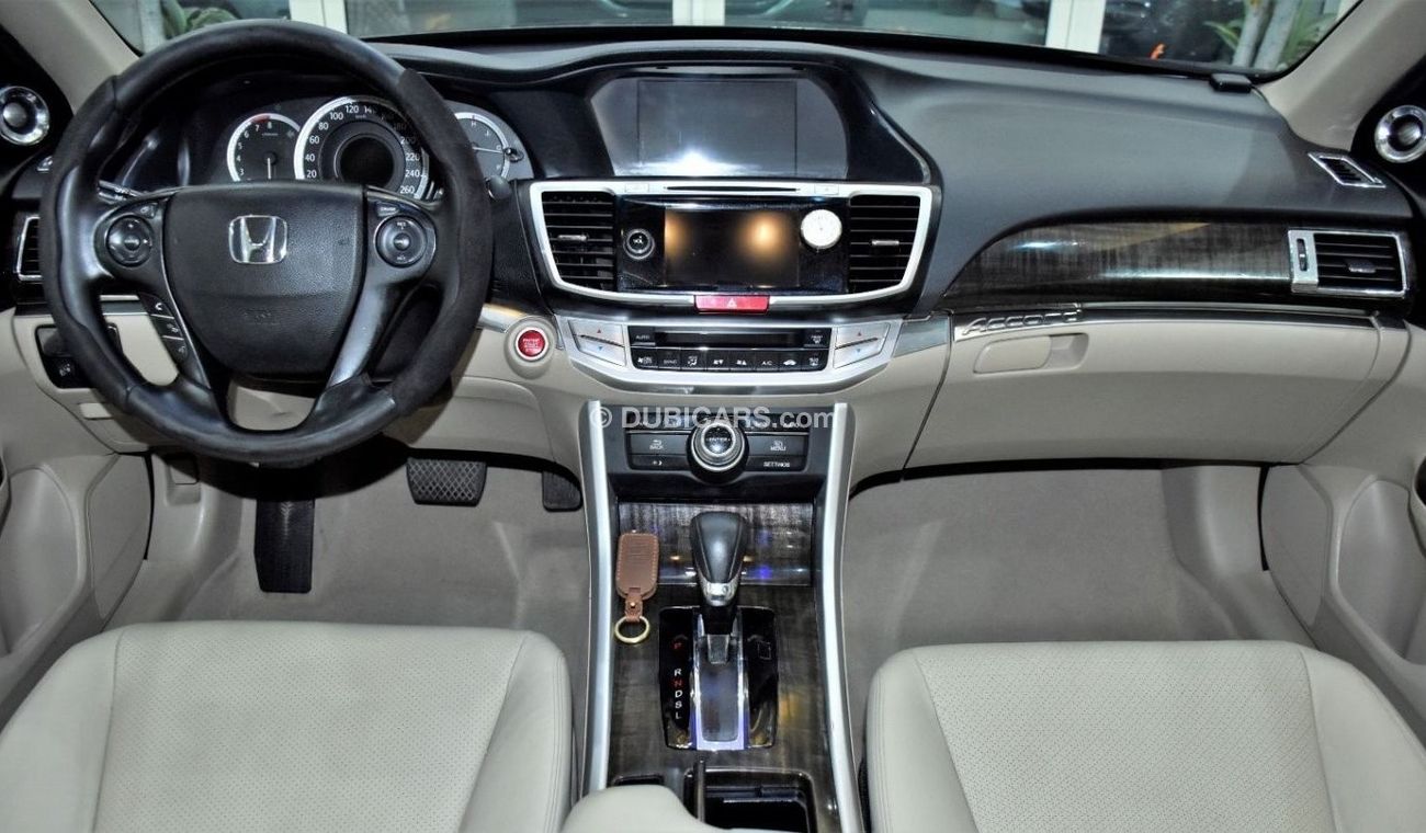 Honda Accord EXCELLENT DEAL for our Honda Accord ( 2016 Model ) in Brown Color GCC Specs