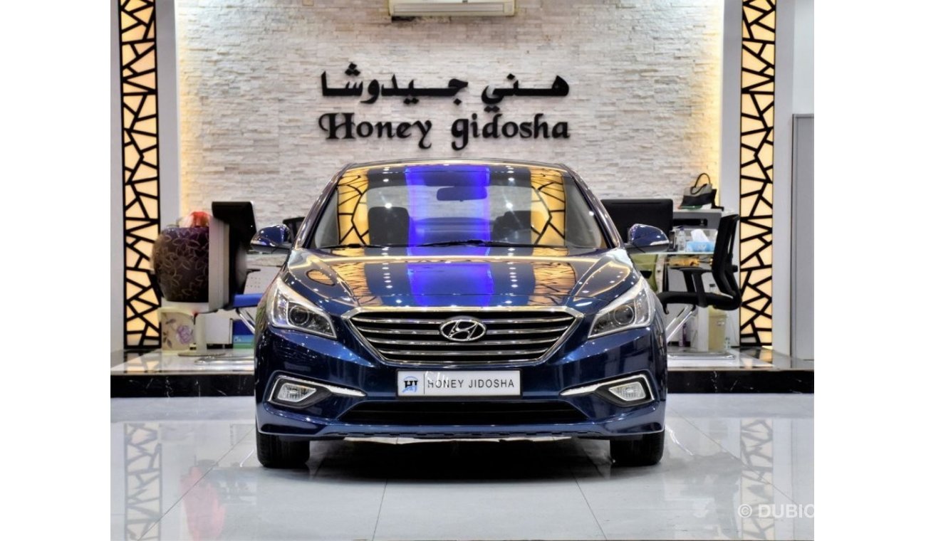 Hyundai Sonata EXCELLENT DEAL for our Hyundai Sonata ( 2015 Model ) in Blue Color GCC Specs