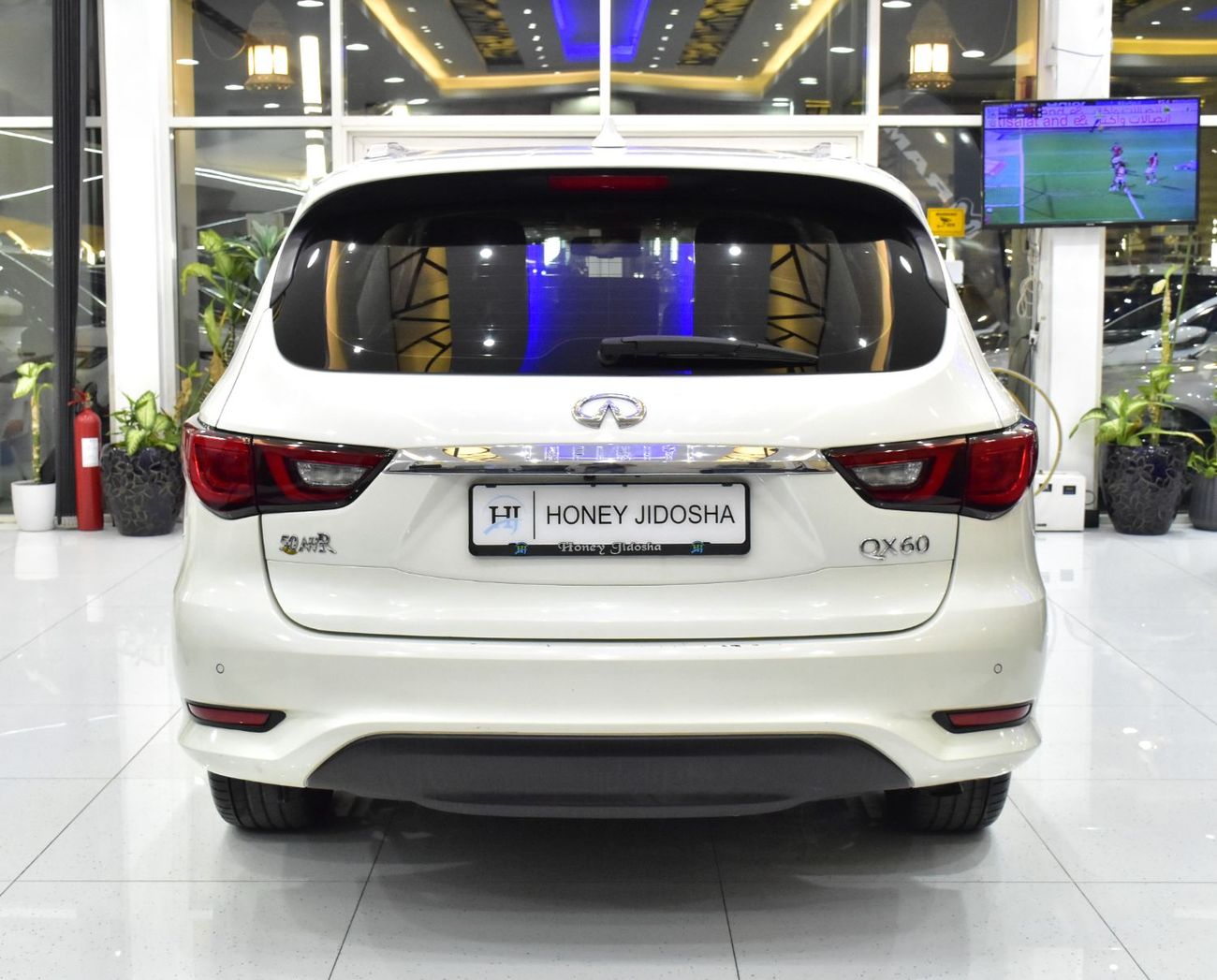 إنفينيتي QX60 EXCELLENT DEAL for our Inifiniti QX60 ( 2018 Model ) in White Color GCC Specs