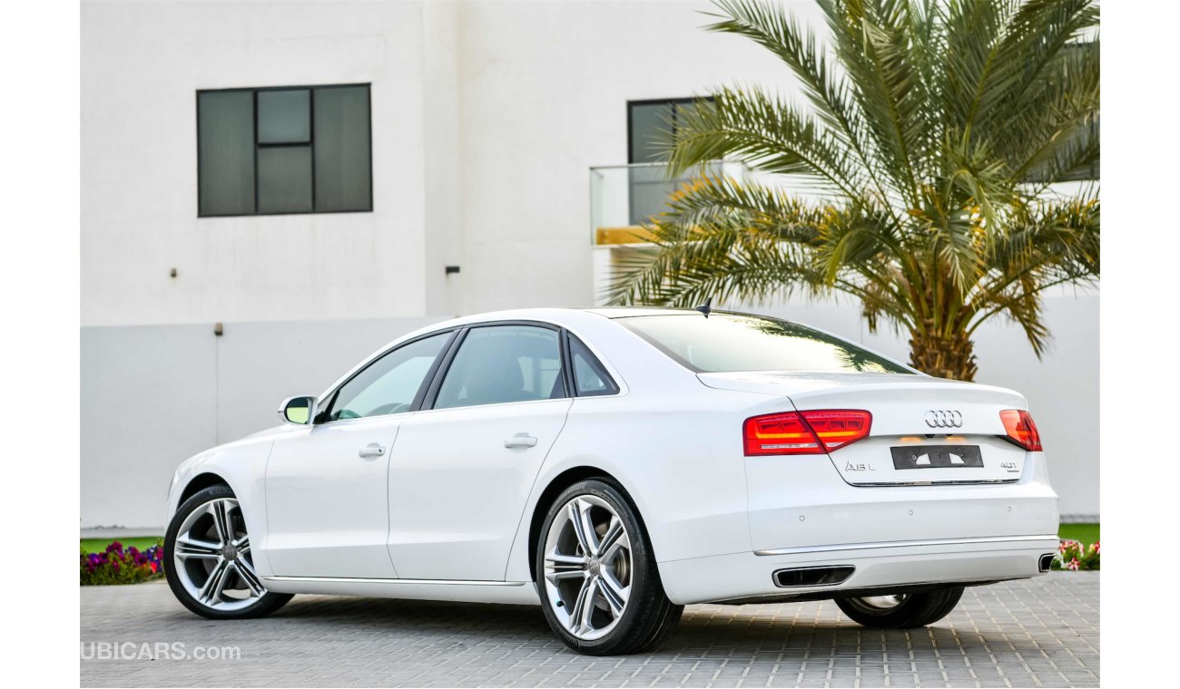 Audi A8 4.0T V8 Quattro - 2 Y Warranty! GCC - AED 2,472 PER MONTH - 0% DOWNPAYMENT