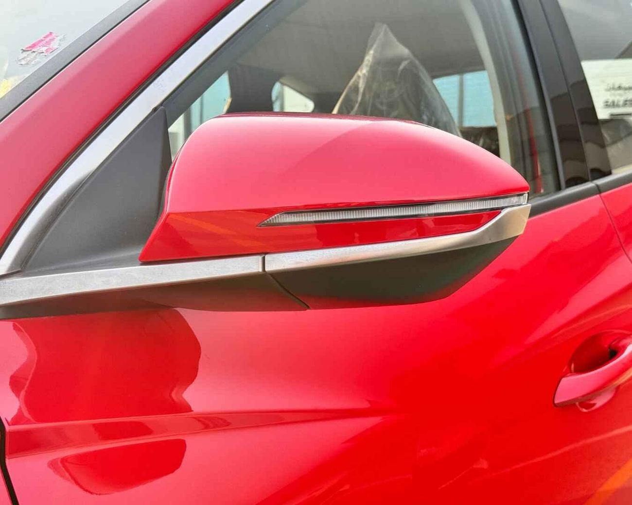 هيونداي توسون HYUNDAI TUCSON 1.6T - 2027 MODEL - GCC SPECS - DARK RED COLOR