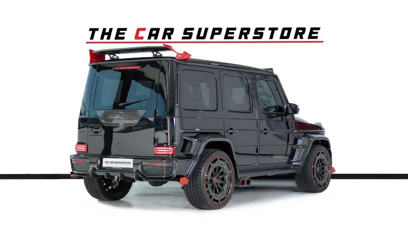 برابوس 900 - مرسيدس-AMG G 63 Brabus 900 Rocket Kit-Masterpiece Interior Black With Red Accents-Full Carbon