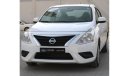 Nissan Sunny NISSAN SUNNY 2018 WHITE GCC EXCELLENT CONDITION WITHOUT ACCIDENT