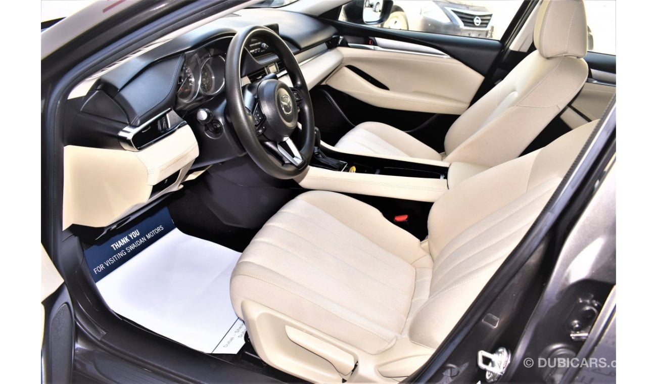 Mazda 6 AED 1311 PM | 2.5L S GCC DEALER WARRANTY