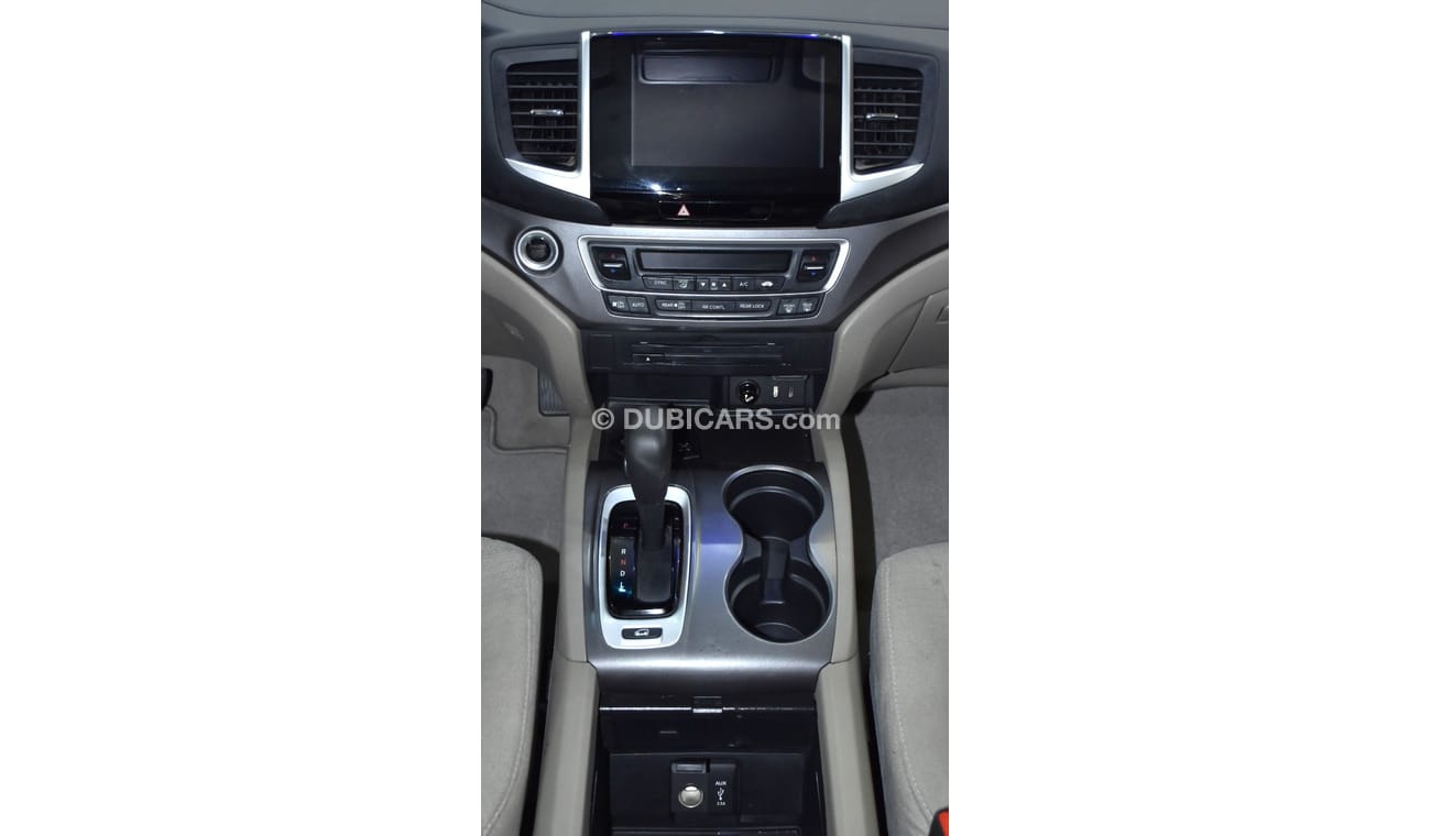 هوندا بايلوت EXCELLENT DEAL for our Honda Pilot AWD ( 2016 Model ) in Burgundy Color GCC Specs