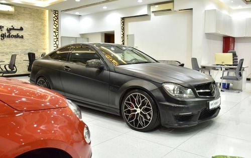 مرسيدس بنز C 63 AMG EXCELLENT DEAL for our Mercedes Benz C63 AMG ( 2013 Model ) in Black Color GCC Specs