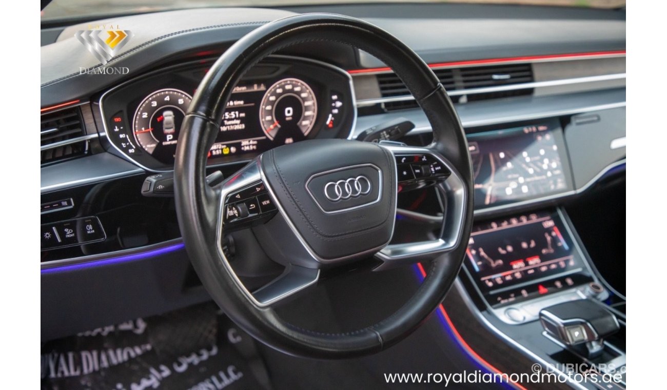 أودي A8 L 55 TFSI quattro كامل المواصفات Audi A8 55 TFSI Quattro S Line 2020 GCC Under Warranty