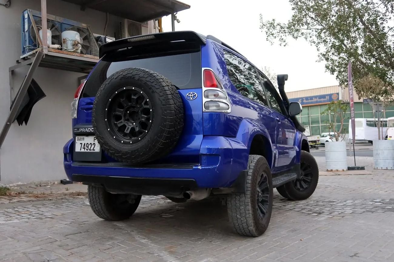تويوتا برادو Land Cruiser 2-Door 4.0 V6 | Electric Blue | Full Off-Road Kit | Off-Road Ready