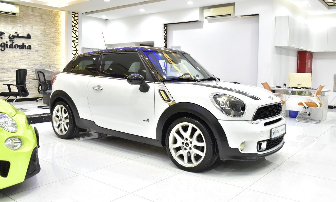 Mini Cooper S Paceman EXCELLENT DEAL for our Mini Paceman Cooper S ( 2013 Model ) in White Color GCC Specs