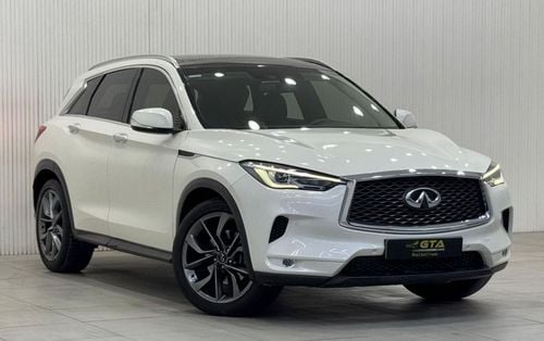 Infiniti QX50 Luxury 2.0L 4WD 2021 Infiniti QX50, 1 Year Warranty + Service Package, Full Service History, GCC
