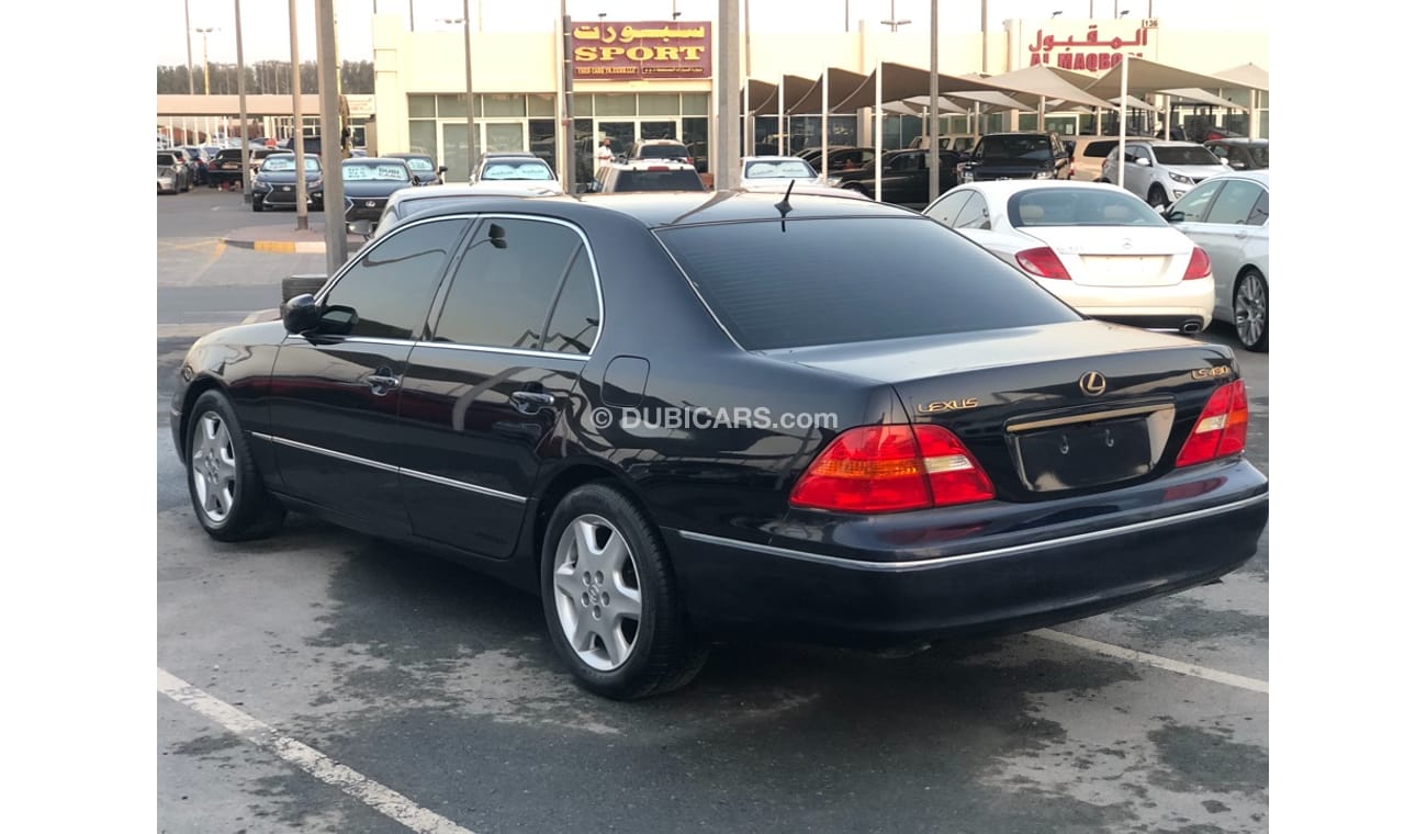 لكزس LS 430 موديل 2002 وارد امريكي فتحه سقف وكراسي جلد ومثبت سرعه وتحكم كهربي كامل
