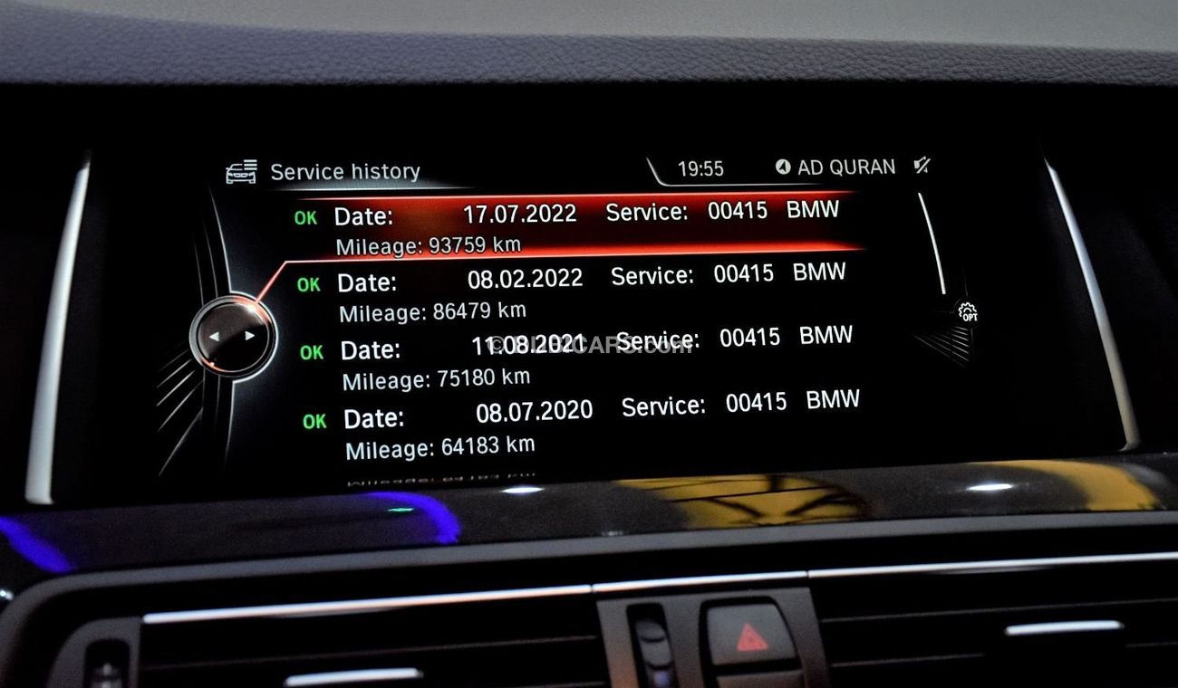 بي أم دبليو 528i EXCELLENT DEAL for our BMW 528i M-Kit ( 2015 Model ) in Dark Blue Color GCC Specs