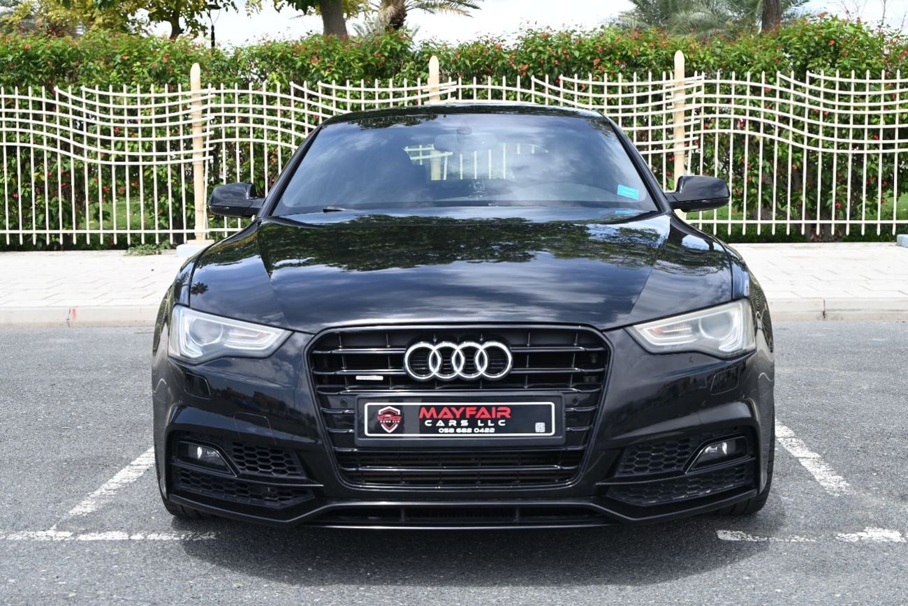 Audi A5 40 TFSI Style & Technology Selection S-line 2.0L - AUDI A5 2016 - ACCIDENT FREE - GCC - BLACK EDITIO