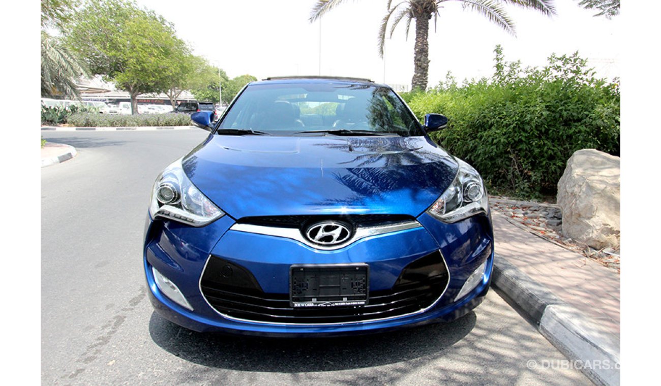 Hyundai Veloster GCC - Hyundai - Veloster - 2016 - Blue- ZERO DOWN PAYMENT - 865 AED/MONTHLY