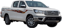 Toyota Hilux ECTAKM001 - 2025 Toyota Hilux Single Cab Pick Up - 2.7L Petrol Auto 2wd – White with Red Interior