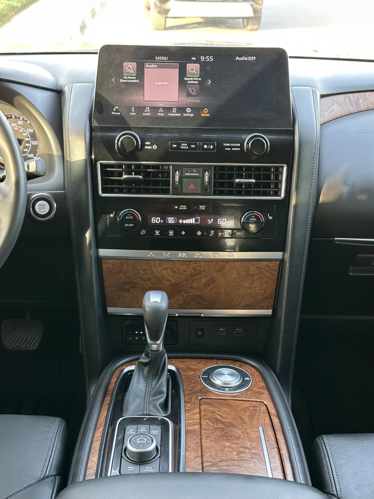 نيسان أرمادا SL 360 camera,Sunroof Full option