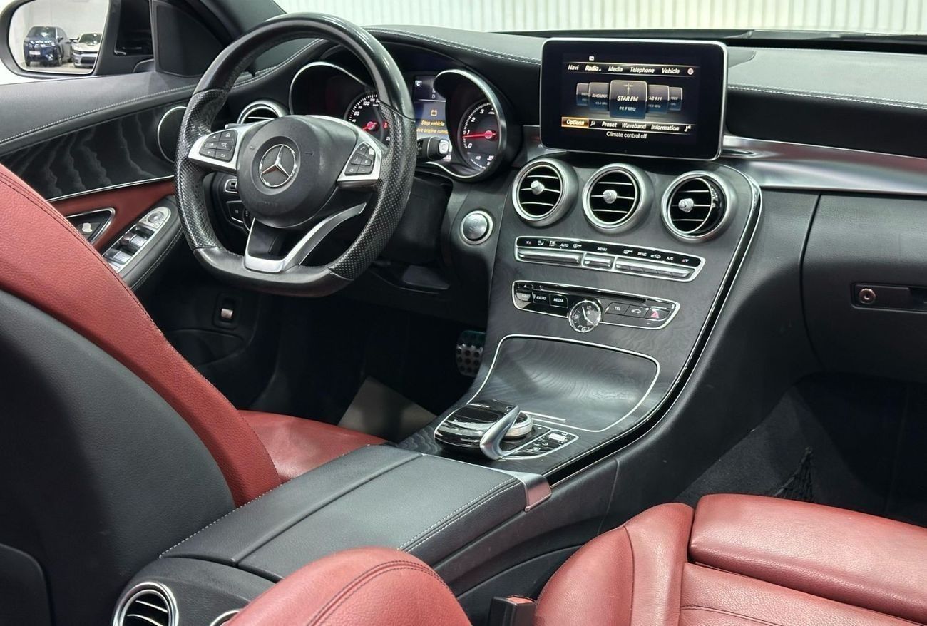 مرسيدس بنز C 200 2016 Mercedes Benz C200 AMG, Full Service History, Excellent Condition, GCC