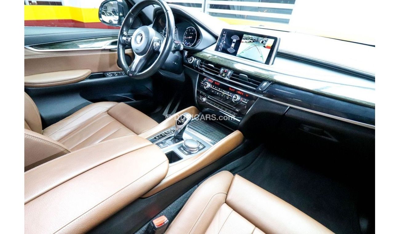BMW X6 35i Exclusive RESERVED ||| BMW X6 X-Drive 35i M-Kit 2017 GCC under Agency Warranty with Flexible Dow